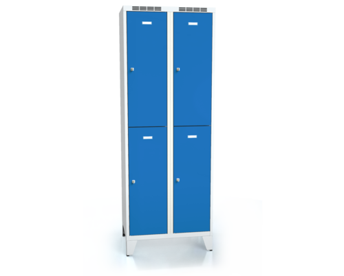  Divided cloakroom locker ALDOP with feet 1920 x 700 x 500